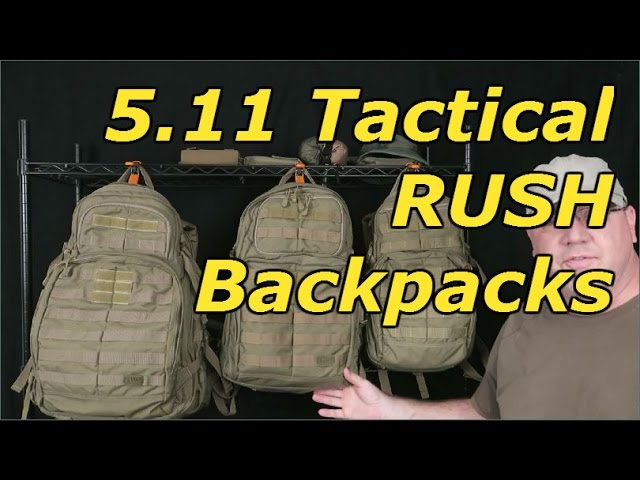 5.11 Tactical RUSH 12, 24 and 72 Backpacks | Full Comparison Review