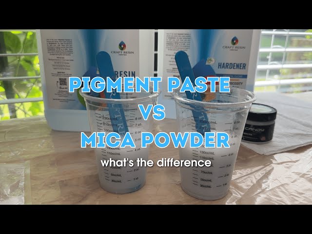 Pigment Paste vs. Mica Powder: Artistic Showdown