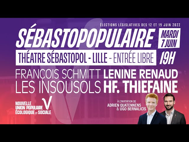 🔴 En direct de Lille : On vous annonce un évènement ! #Sébastopopulaire