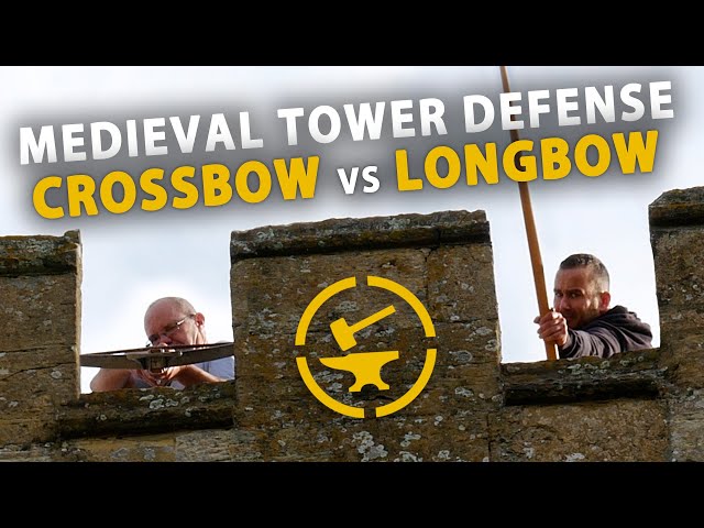 Crossbow or Longbow? What's better for defending your medieval tower?