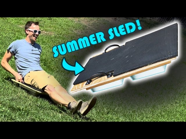 Building a DIY Summer Sled! Ice Blocking Upgrade