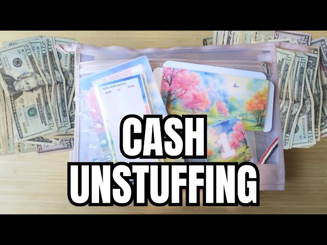 UNSTUFFING CASH BINDER | UHAUL | GOODBYE MONEY BINDERS / CASH STUFFING