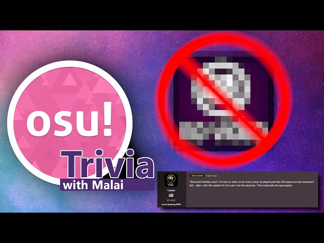osu! mod that got removed from the game? - osu!Trivia #shorts