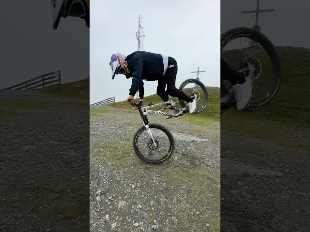 Downhill flat trick