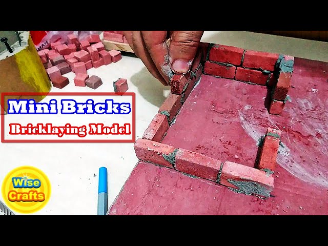 Mini Village House with Mini Bricks! Construction with Mini Bricks