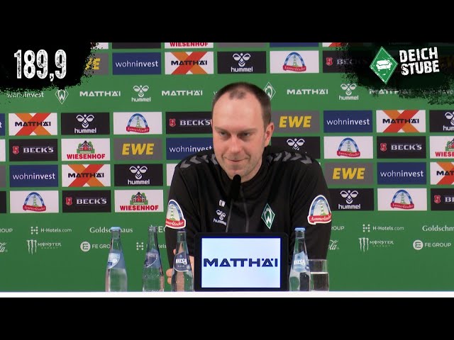 Vor Werder Bremen gegen SV Darmstadt 98: Die Highlights der Pressekonferenz in 189,9 Sekunden!
