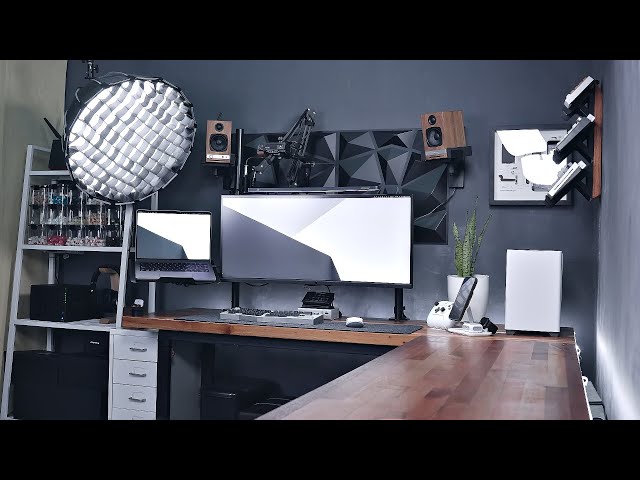 My Dream MAC and PC Desk Setup Tour + GIVEAWAY!