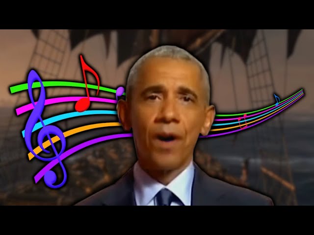 Obama sings the Wellerman Sea Shanty with friends