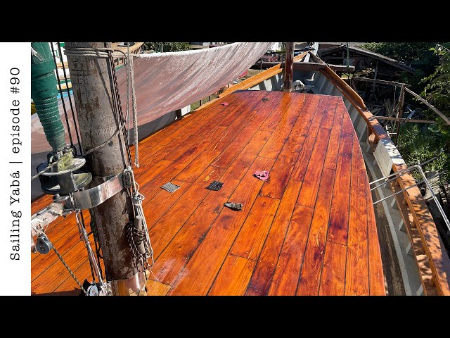 Boat restoration: protecting our roof with clear epoxy. Will that work? — Sailing Yabá #90