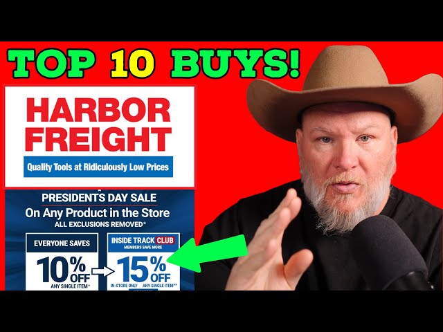 What to Buy at Harbor Freight's President's Day Sale!