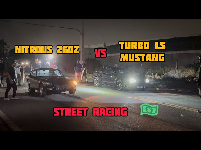 TURBO LS MUSTANG VS DATSUN 260Z + TURBO LS S10 VS ALL MOTOR FOX | STREET RACING