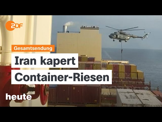 heute 19:00 Uhr 13.4.24 Iran kapert Containerschiff, Flut Russland, Grenzübergang Gaza (english)