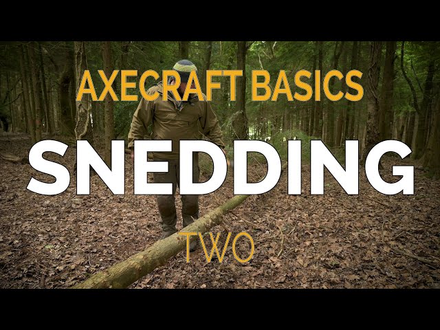 How to Sned (Limb) a tree with an axe - Axecraft Basics Part 2