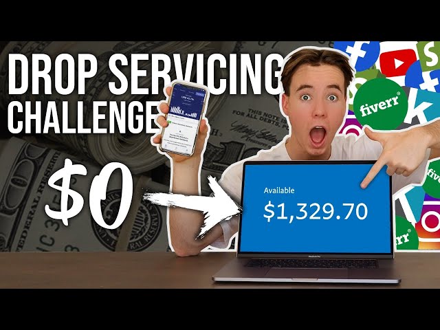Day 1 | Drop Servicing $0-$1k CHALLENGE | 2020