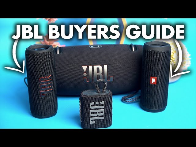 JBL Speakers Buyer Guide (2024)｜JBL Flip 6 vs Charge 5 vs Go 3 vs Flip 5 & More