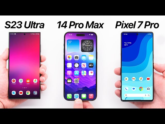 S23 Ultra vs iPhone 14 Pro Max vs Pixel 7 Pro - The ULTIMATE 2023 Flagship?