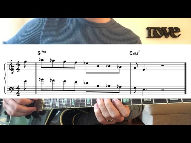 Lick of the Week #14: Altered Lick over a V7 Imaj7