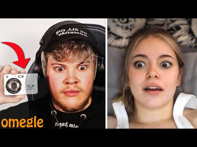 Scaring People then DISAPPEARING on Omegle Prank