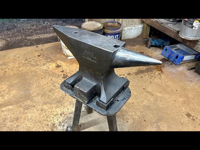 Building a stand for my new anvil. 275 pound peddinghaus.