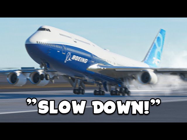 The FASTEST Plane Landing Speed Ever!