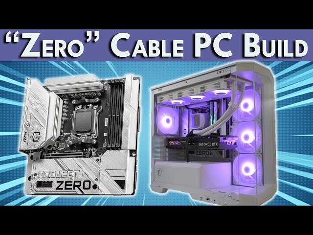 🛑 MSI Project Zero PC Build Guide - No Cable PC Builds Are Here