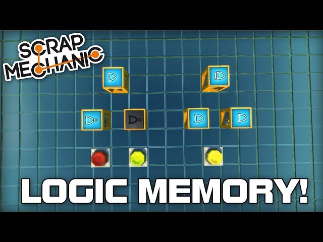 Memory Circuits! (Scrap Mechanic Logic Tutorials #02)