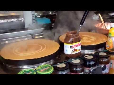Crepes in Paris eiffel tower , France!