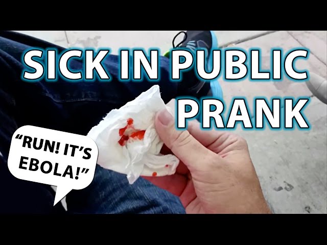 EBOLA PRANK / Public Sick Person Social Experiment