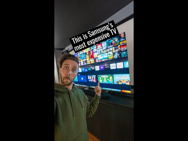 Checking out Samsung's most expensive TV