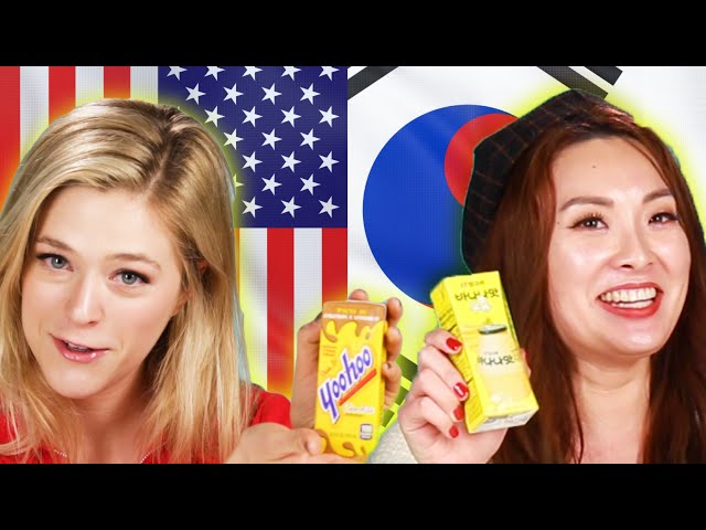 Americans & Koreans Swap Drinks