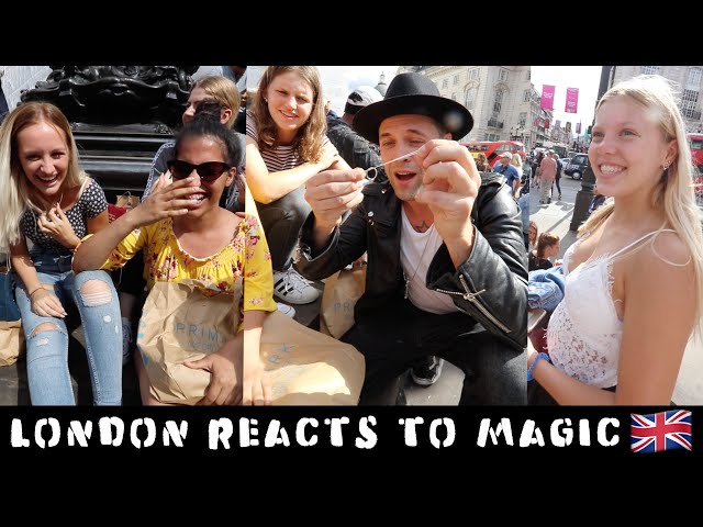 LONDON REACTs TO MAGIC 🇬🇧-Julien Magic