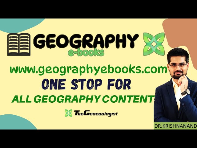 Geography eBooks- Best Geography Content-TheGeoecologist