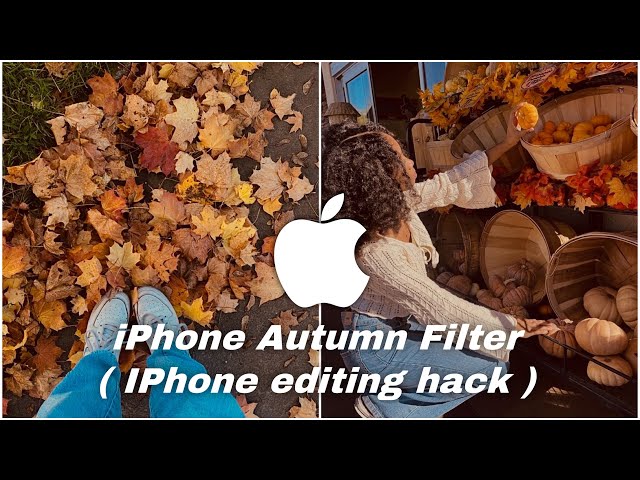 iPhone Autumn filter | Iphone camera roll Edit | New iphone Editing hack | iPhone filter
