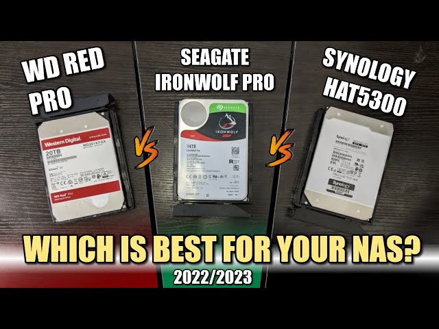 Seagate Ironwolf Pro vs WD Red Pro vs Synology HAT5300 Hard Drives - Which Should You Buy?