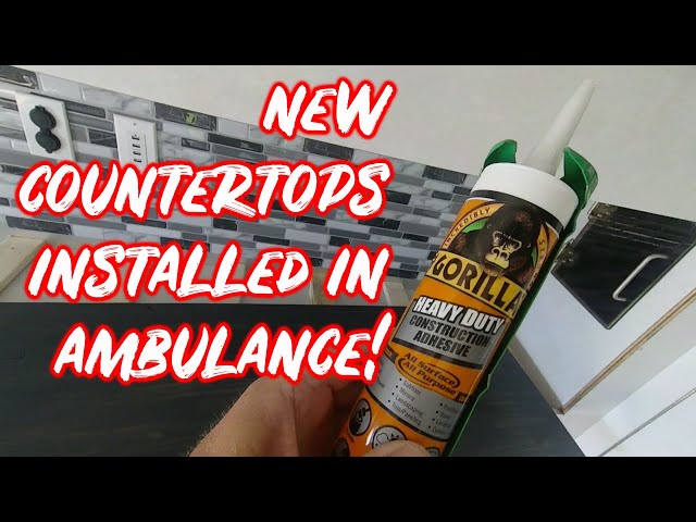 Installing the Ambulance Countertops | Getting Ready for Full Time Ambulance Conversion Life