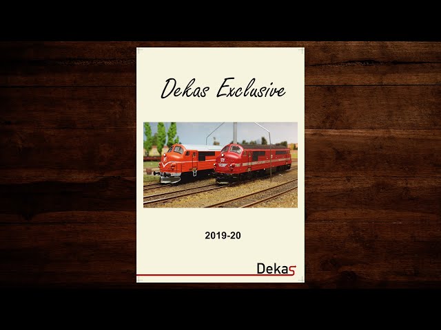 Dekas Exclusive 2019-20 – Model railway, Catalogue