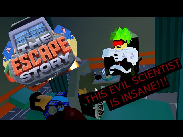 This EVIL SCIENTIST tried to KILL me in ROBLOX (The Escape story)