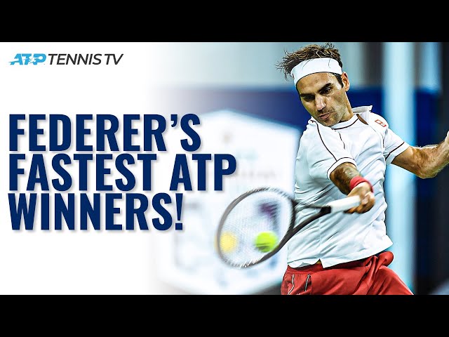 Roger Federer's FASTEST ATP Shots! 🚀