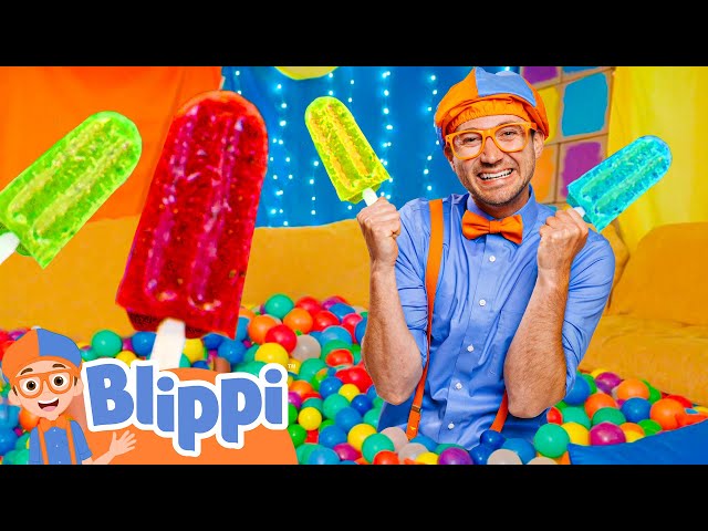 Fruit Popsicles and Indoor Playgrounds with Blippi! | Food & Fun Play | Educational Videos For Kids