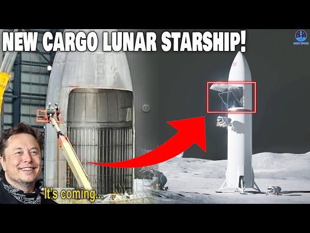 Nasa officially revealed New SpaceX’s Starship cargo lunar lander design...
