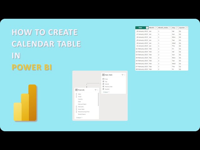 How to Create 📆 Calendar Table/Date Table using DAX in Power BI