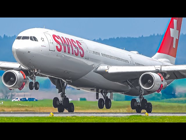 20 MINS of Landings & Takeoffs at ZRH | Zurich Airport Plane Spotting
