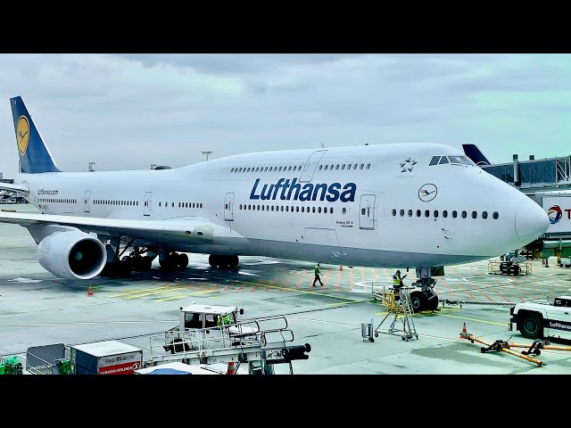 LUFTHANSA Boeing 747 Business Class | Frankfurt to Miami trip report in 4K