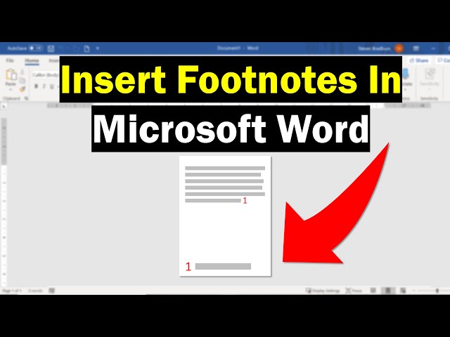 How To Insert Footnotes In Microsoft Word (And Endnotes!)