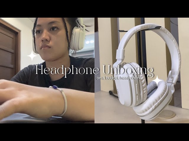 Wireless Headphone Unboxing 🎧 || cheap headphone for student | nayy 🧁