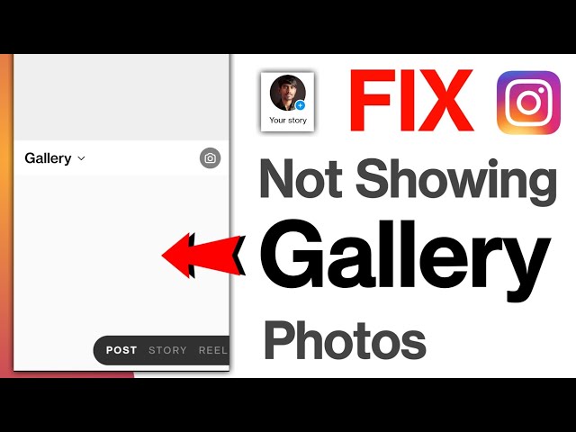 FIX Instagram Not showing Gallery photos | instagram not showing my gallery photos 2024
