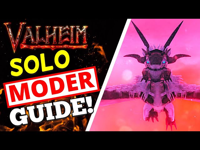 Valheim - How To Solo Moder - EASY Moder Boss Guide!