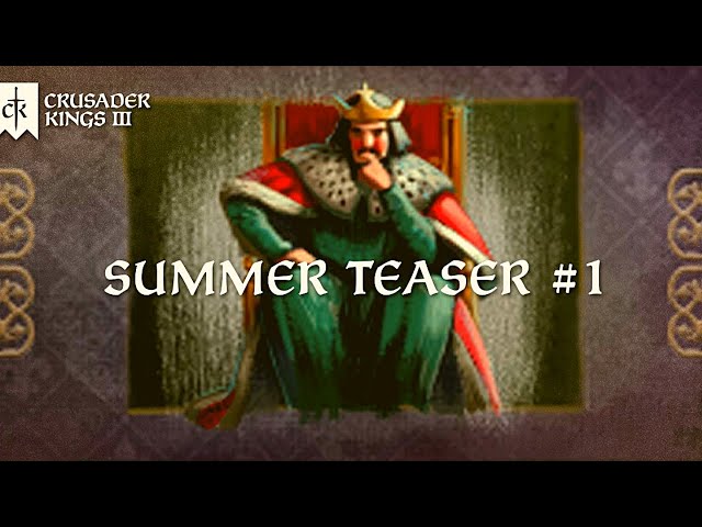 Crusader King 3's FIRST Summer Teaser is here, with 6 NEW Cultural Traditions!