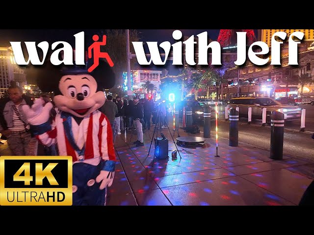 Walk With Jeff | Caesars Palace | Las Vegas Strip NIGHTLIFE | What Happens in Vegas...