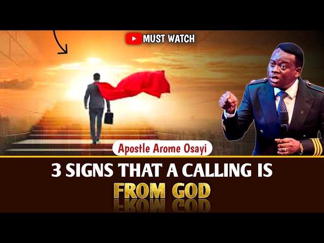 3 SIGNS THAT A CALLING IS FROM GOD😱 ||APOSTLE AROME OSAYI #apostlearomeosayi #rcn #fyp